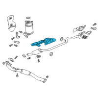 OEM 2018 Cadillac XT5 Heat Shield Diagram - 23347397