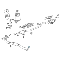 OEM 2021 Chevrolet Corvette Buckle Nut Diagram - 11546365