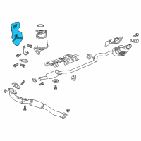 OEM 2020 GMC Acadia Converter Shield Diagram - 12673190