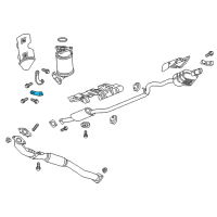 OEM 2016 Chevrolet Impala Catalytic Converter Brace Diagram - 12653033