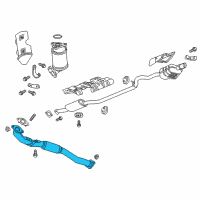 OEM 2017 GMC Acadia Front Pipe Diagram - 84602101