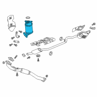 OEM 2020 GMC Acadia Catalytic Converter Diagram - 12676948