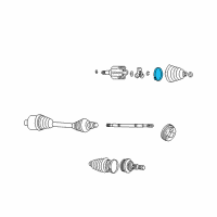 OEM Chevrolet Monte Carlo Inner Boot Clamp Diagram - 26071517