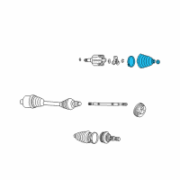 OEM 2001 Buick Century Inner Boot Diagram - 19177868