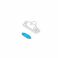 OEM 1997 Ford Contour License Lamp Bulb Diagram - F5RZ-13466-C