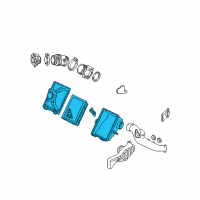 OEM 2005 Ford Taurus Air Cleaner Assembly Diagram - 5F1Z-9600-AA