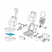 OEM Chevrolet HHR Heater Asm-P&Driver Seat Cushion Diagram - 21994493