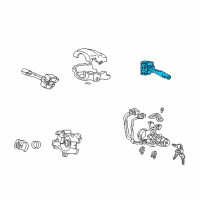 OEM 1997 Honda CR-V Switch Assembly, Wiper (G) Diagram - 35256-SR3-G11