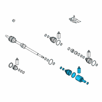 OEM 2019 Kia Forte Joint Kit-Fr Axle Di Diagram - 495L3M7200