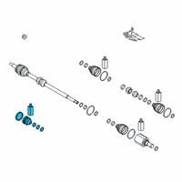 OEM 2020 Kia Forte Boot Kit-Fr Axle WHE Diagram - 495A4M7200