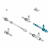 OEM 2020 Kia Forte DAMPER Kit-Fr Axle D Diagram - 495R6M7300