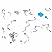 OEM 2014 Ford Fusion Vapor Canister Diagram - FG9Z-9D653-L