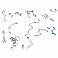 OEM 2015 Lincoln MKZ Tube Assembly Diagram - DG9Z-9D333-H