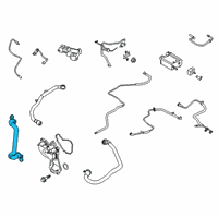 OEM Ford Escape Connector Pipe Diagram - BM5Z-6758-C