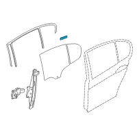 OEM 2016 BMW 320i xDrive Seal, Trim, C-Pillar, Right Diagram - 51-35-7-355-894