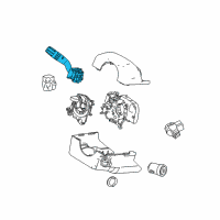 OEM 2019 Lincoln MKT Turn/Wiper Switch Diagram - FL1Z-13K359-BA