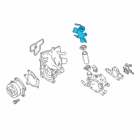 OEM Nissan Juke Water Outlet Diagram - 11060-BV80A