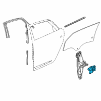 OEM 2019 Chevrolet Impala Window Motor Diagram - 22915256