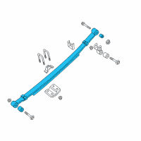 OEM 2019 Nissan Titan Spring Rear Suspension Diagram - 55020-9FS5B