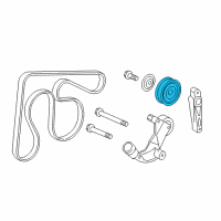 OEM 2012 Honda Civic Pulley, Idler Diagram - 31190-R1A-A01