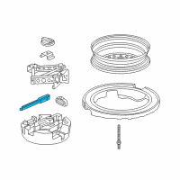 OEM 2021 Cadillac XT6 Wrench Diagram - 84934739