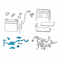 OEM Honda Civic Starter Sub Cord Diagram - 32111-RX0-A00