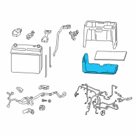 OEM Acura Box, Battery (B24) Diagram - 31521-TR7-000