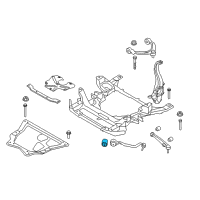 OEM BMW X6 Rubber Mounting Diagram - 31-10-7-850-276