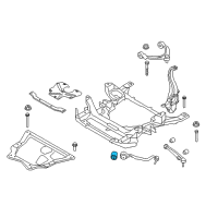 OEM 2017 BMW X5 Rubber Mounting Diagram - 31-10-7-850-276