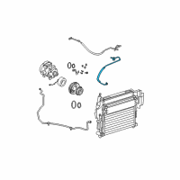 OEM 2007 Jeep Grand Cherokee Line-A/C Discharge Diagram - 55116712AH