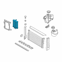 OEM 2020 BMW 440i xDrive External Radiator Diagram - 17-11-8-625-447