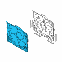 OEM 2016 BMW i8 FAN SHROUD Diagram - 17-42-7-953-262