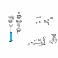 OEM 2014 GMC Yukon Strut Diagram - 20955498