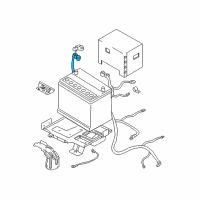 OEM 2006 Hyundai Tiburon Cable Assembly-Battery Diagram - 37200-2C040