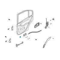 OEM Hyundai Elantra Housing-Rear Door Inside Handle RH Diagram - 83621-2D000-ZE