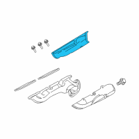 OEM 2006 Ford Explorer Heat Shield Diagram - 6L2Z-9A462-AA