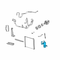 OEM Ford Explorer Drier Diagram - 1L2Z-19C836-AA