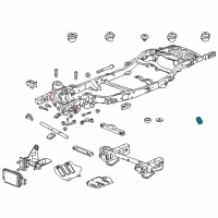 OEM Chevrolet Bumper-Rear Suspension Jounce Diagram - 15200997