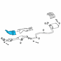 OEM 2021 Toyota Corolla Heat Shield Diagram - 58151-12420