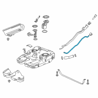 OEM Buick Enclave Outlet Hose Diagram - 84507176