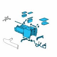 OEM 2016 Chevrolet Silverado 2500 HD Console Assembly Diagram - 84017261