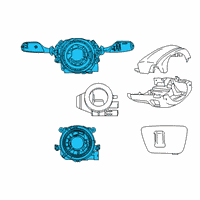 OEM 2022 BMW M440i SWITCH UNIT STEERING COLUMN Diagram - 61-31-5-A1D-1F7