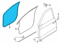 OEM 2015 Ford F-150 Weatherstrip On Body Diagram - FL3Z-1820708-A