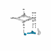 OEM 2009 Buick Lucerne Lower Control Arm Diagram - 15939599