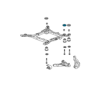 OEM 2011 Cadillac DTS Insulator Asm-Drivetrain & Front Suspension Frame**Red Diagram - 15281140