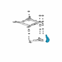 OEM 2002 Cadillac Seville Knuckle Steering Diagram - 19303856