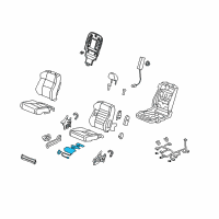 OEM Acura Heater, Right Front Seat Cushion Diagram - 81134-STK-A11