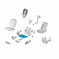 OEM Acura RDX Pad, Right Front Seat Cushion Diagram - 81137-STK-A11