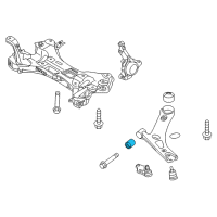 OEM 2017 Kia Rio Bush-Front Lower Arm"A" Diagram - 545511J000