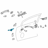 OEM Lexus HS250h Check Assy, Front Door, RH Diagram - 68610-75010